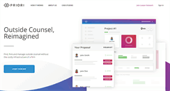Desktop Screenshot of priorilegal.com